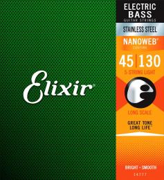 Elixir 14777 Nanoweb Stainless Steel, Long Scale - 45-130